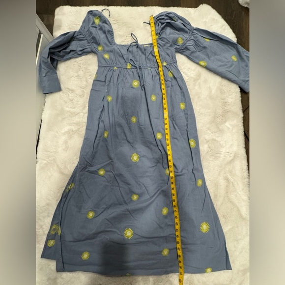 NWOT FREE PEOPLE Emory Embroidered Midi Dress SZ : M - Picture 14 of 14